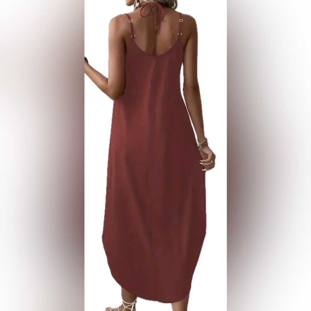 Strap Maxi Dress. Size L. - Picture 3 of 9